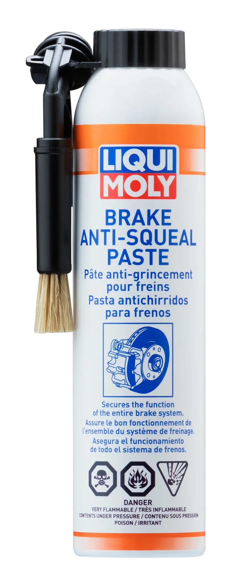 Liqui Moly 200Ml Brake Anti-Squeal Paste (Can W/Brush) (Aerosol) 1