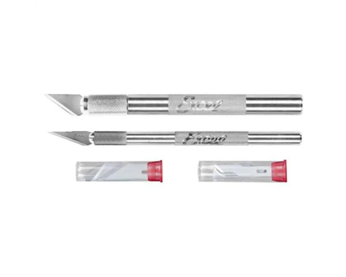 Excel K1 & K2 Hobby Knife Set W/10 Blades 1