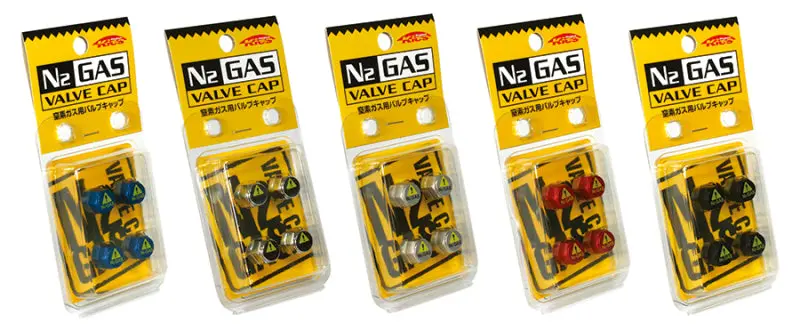 Project Kics N2 Gas Valve Cap - Silver 1