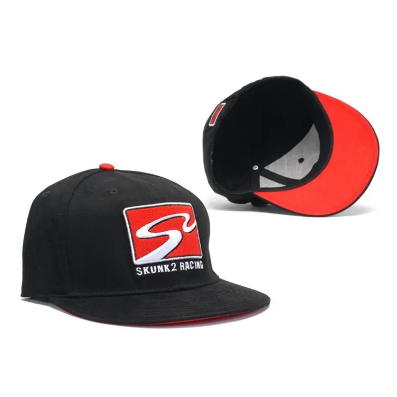 Skunk2 Team Baseball Cap Racetrack Logo (Black) - L/Xl 2