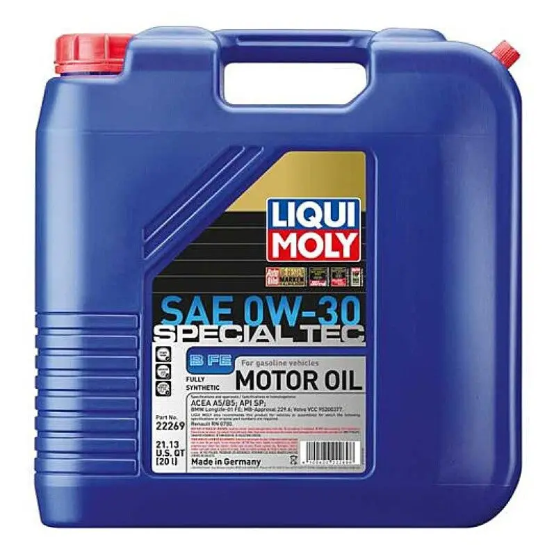 Liqui Moly 20L Special Tec B Fe Motor Oil Sae 0W30 1