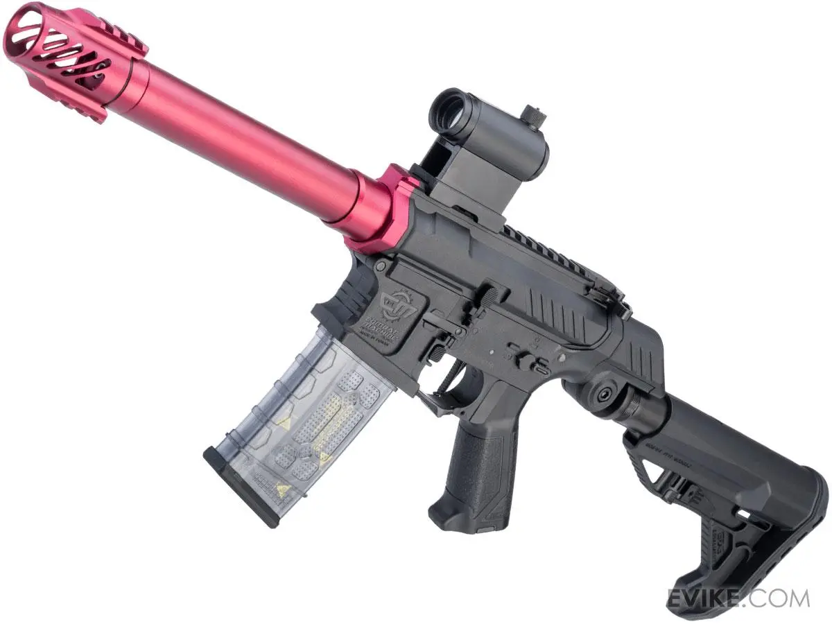 G&G Ssg-1 Usr Airsoft Aeg Rifle W/ Variable Angle Stock And Etu Mosfet (Color: Red) 1