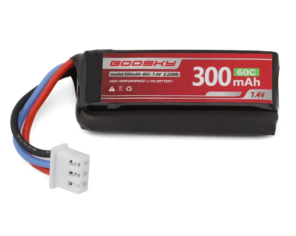 Goosky S1 2S Lipo Battery 60C (7.4V/300Mah) 1