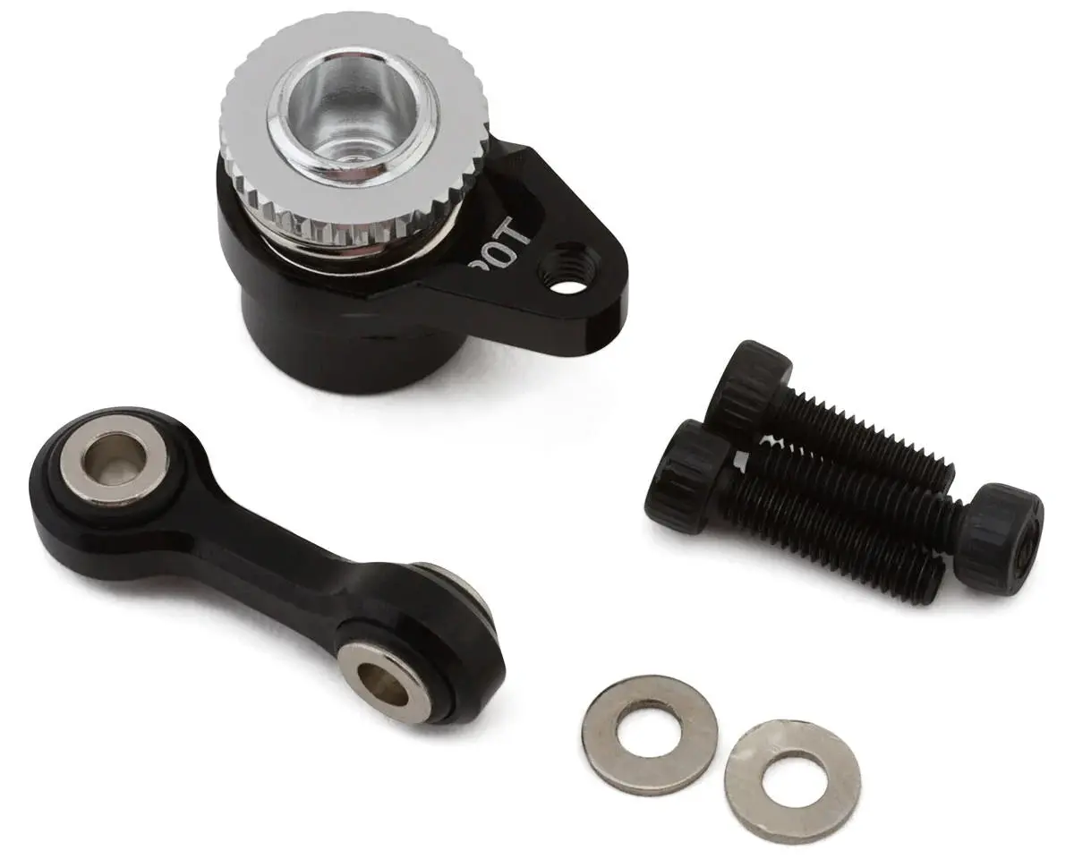 Hot Racing Arrma Grom Aluminum Servo Saver Set (Black) (20T) 1