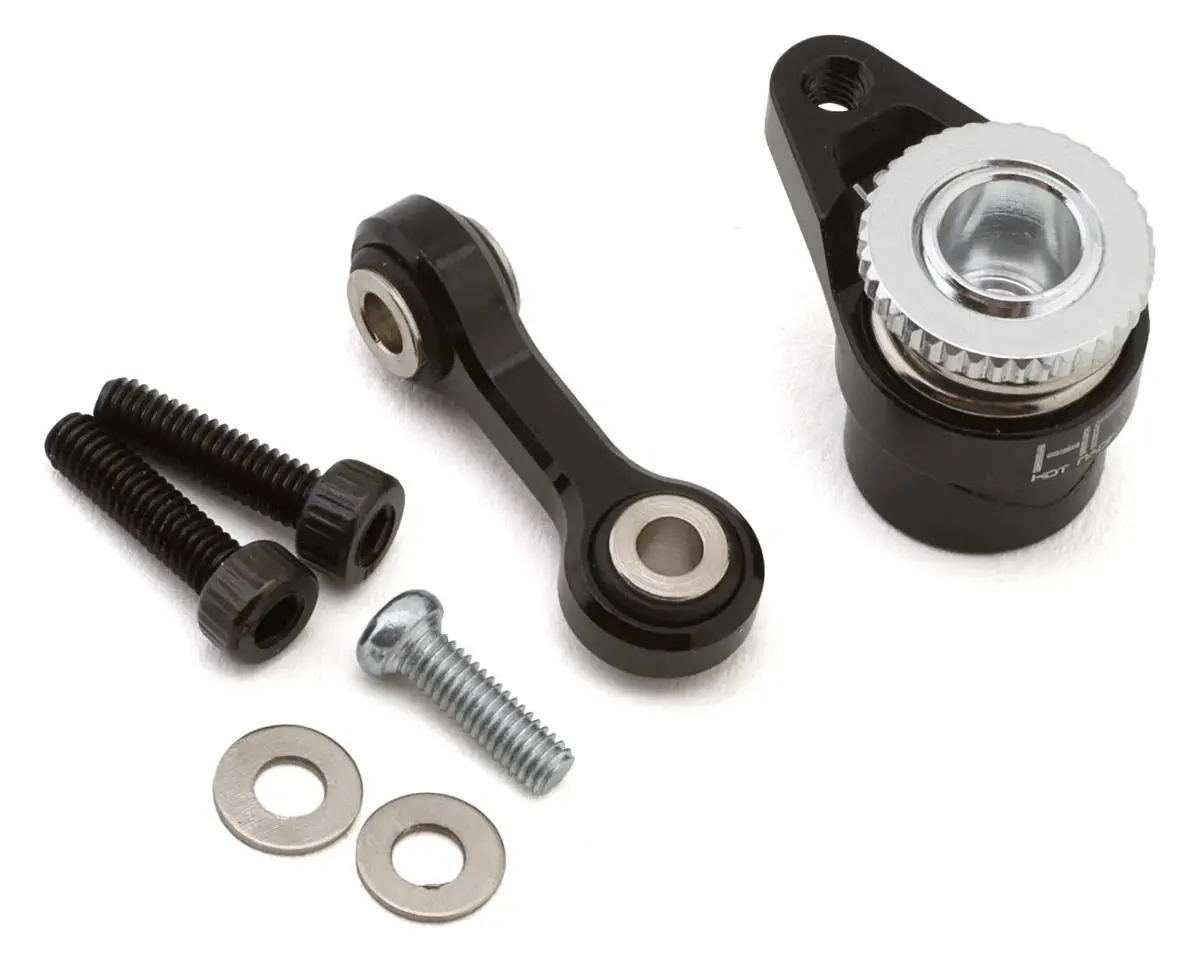 Hot Racing Arrma Grom Aluminum Servo Saver Set (Black) (25T) 1