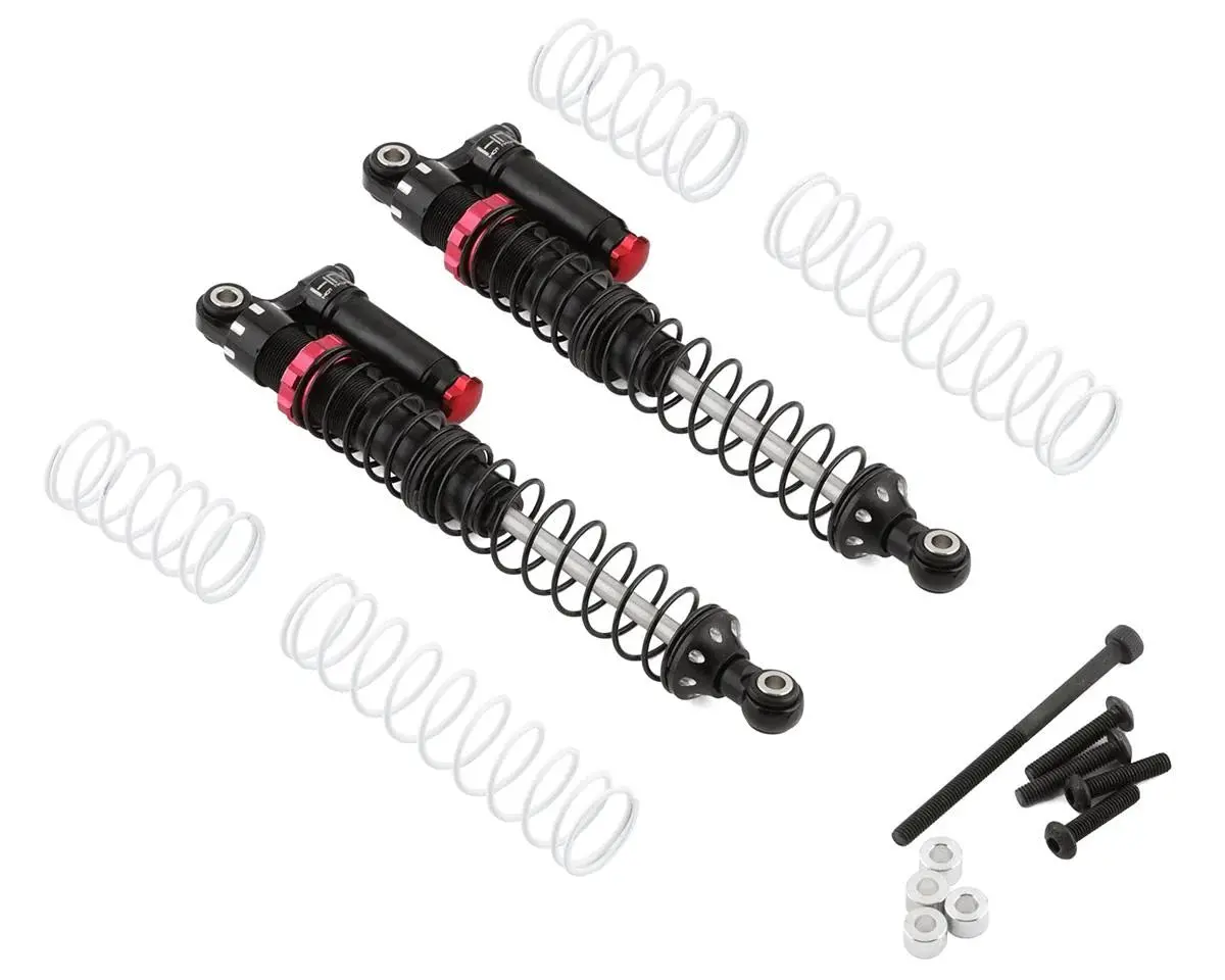 Hot Racing Piggyback Adjustable Rebound Shock (Red) (110Mm) 1