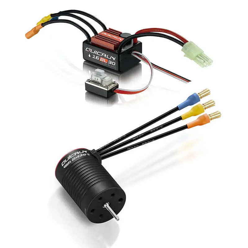 Hobbywing Quicrun Combo Qr16bl30 & 2435Sl 4500Kv G3 1