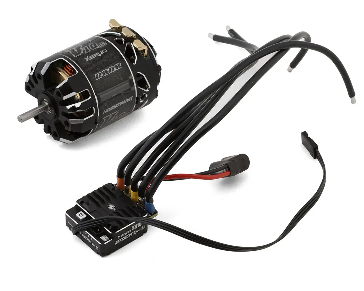 Hobbywing Xr10 Stock Spec G2 Sensored Brushless Esc/V10 G4r Motor Combo (13.5T) 1