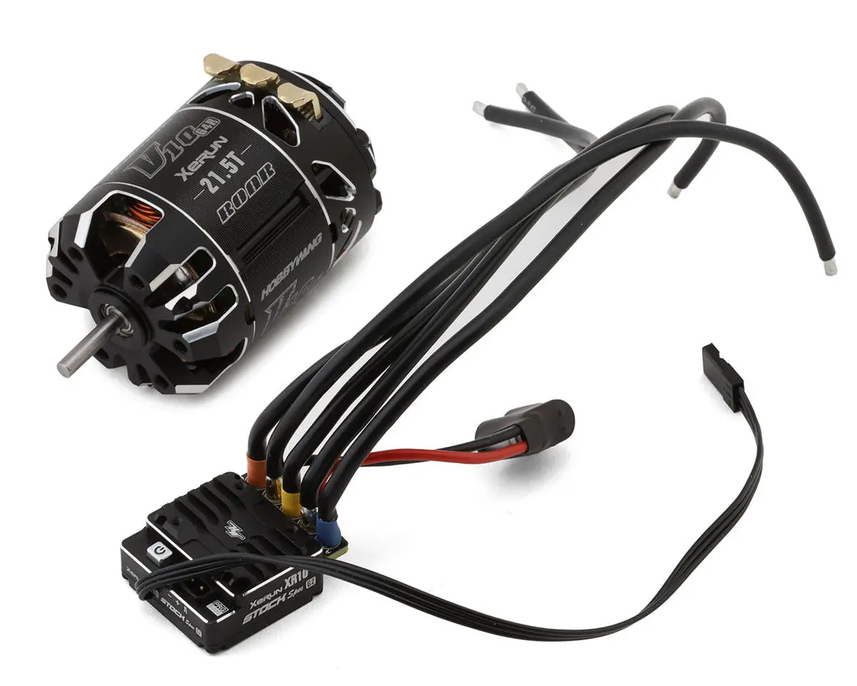 Hobbywing Xr10 Stock Spec G2 Sensored Brushless Esc/V10 G4r Motor Combo (21.5T) 1