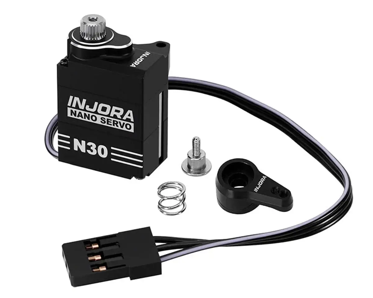 Injora Scx30 N30 Nano High Torque Metal Gear Aluminum Servo W/Servo Saver 1