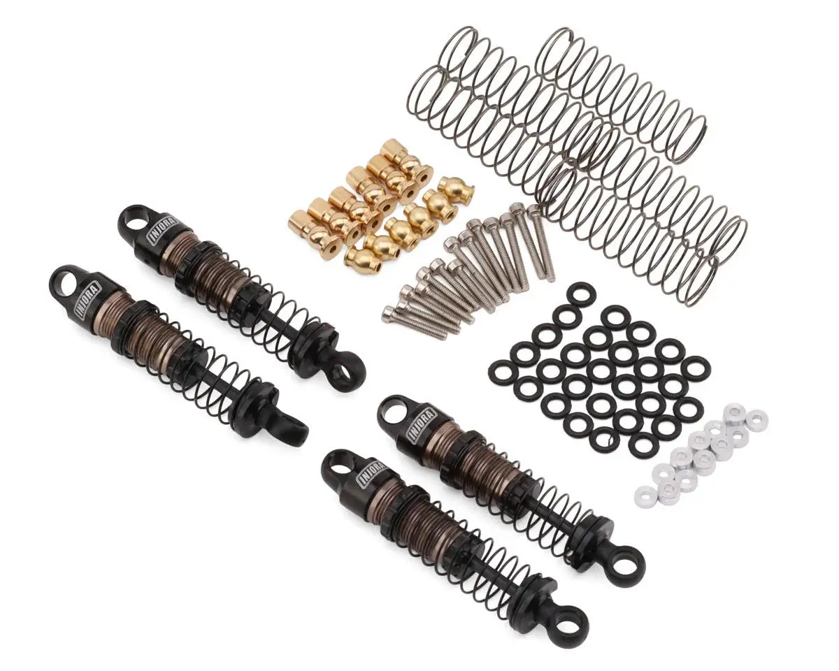 Injora Aluminum 40Mm Threaded Big Bore Oil-Filled Shocks (4) (Scx24/Fcx24m) 1