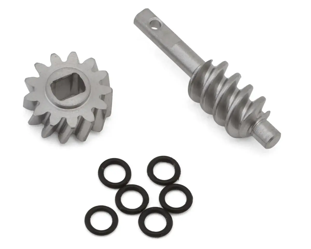 Injora Axial Scx30 Steel Differential Overdrive Worm Gears Set (2T/13T) (Overdrive 23%) 1