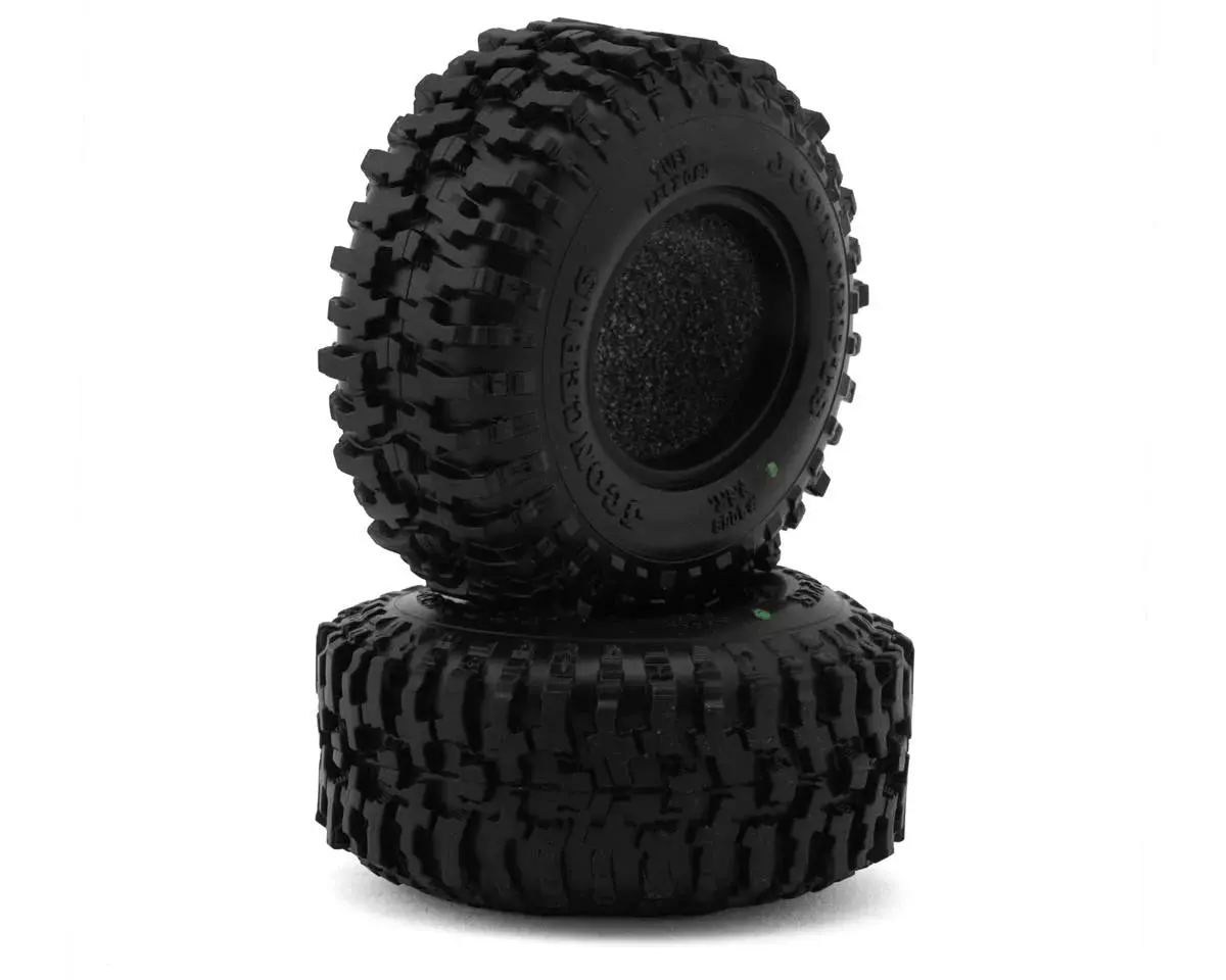 Jconcepts Tusk 1.0" All Terrain Crawler Tires (2) (2.25”) (Green) For Traxxas Trx-4M 1