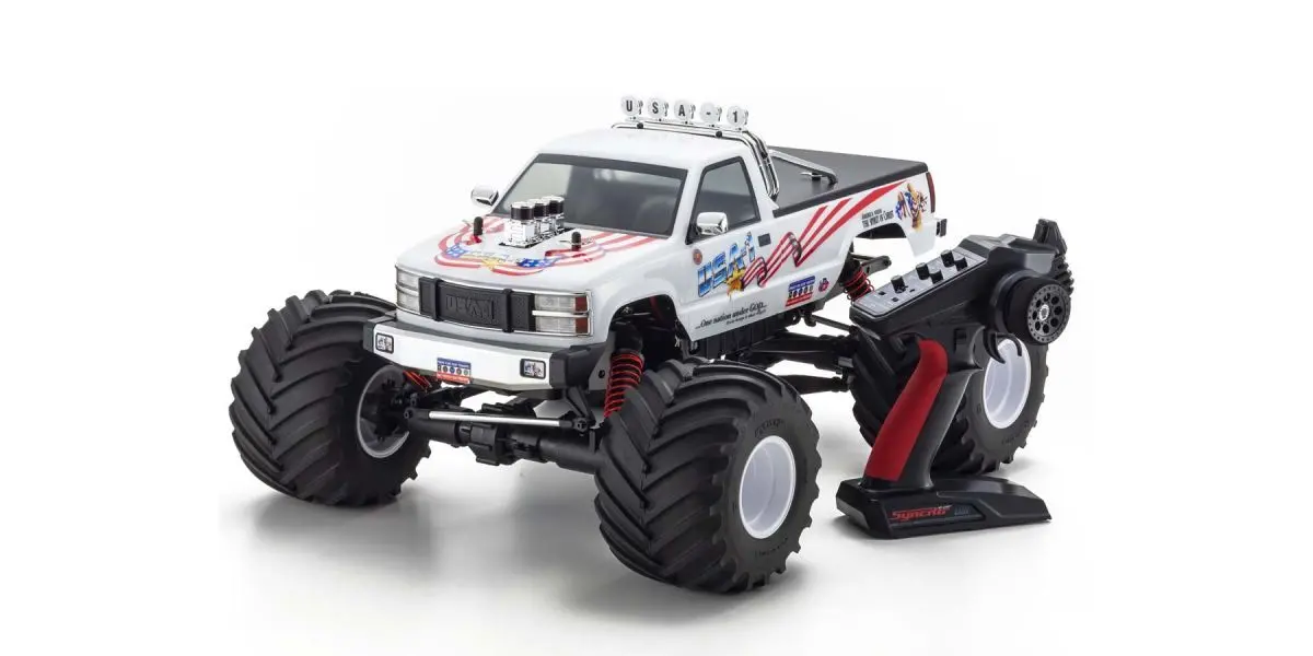 Kyosho 1/8 Usa-1 Ve 4S 4X4 Brushless Electric Monster Truck Rtr 1