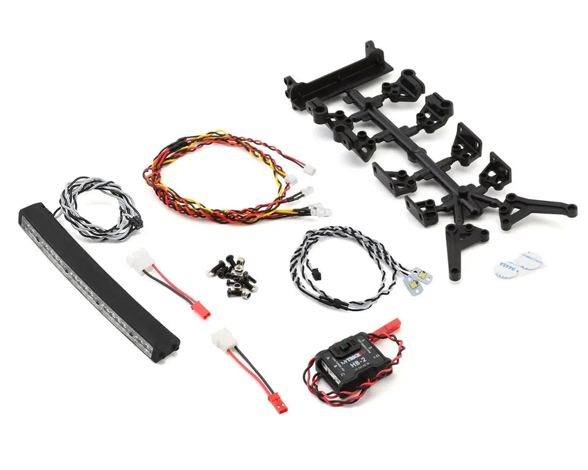 Mytrickrc Axial Scx10 Iii Jeep Wrangler Led Light Kit W/Hb2 Light Controller 1