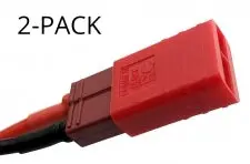 Common Sense Rc Red Adapter For Deans-Type Batteries To Popular Rc Vehicles(2) 1