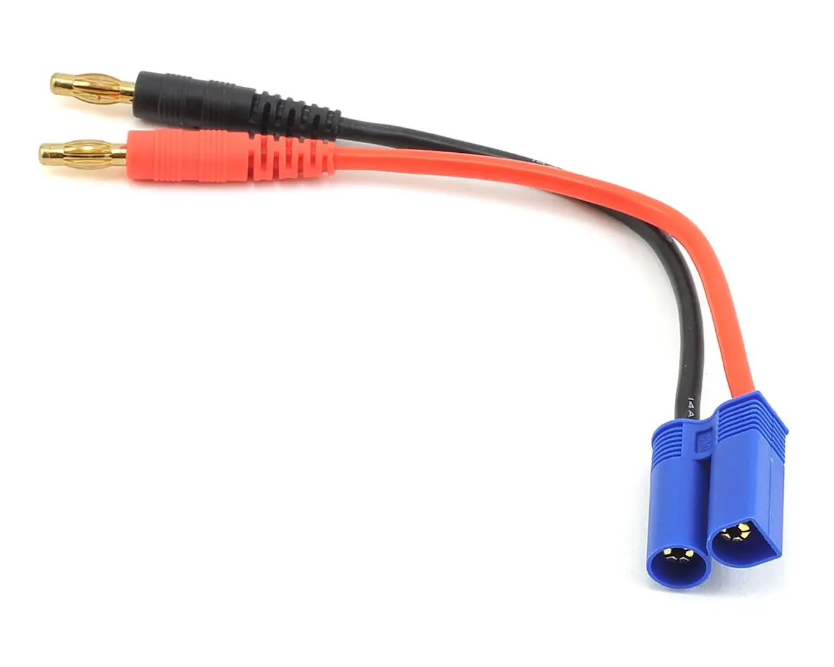 Protek Rc Heavy Duty Ec5 Charge Lead (Male Ec5 To 4Mm Banana Plugs) 1