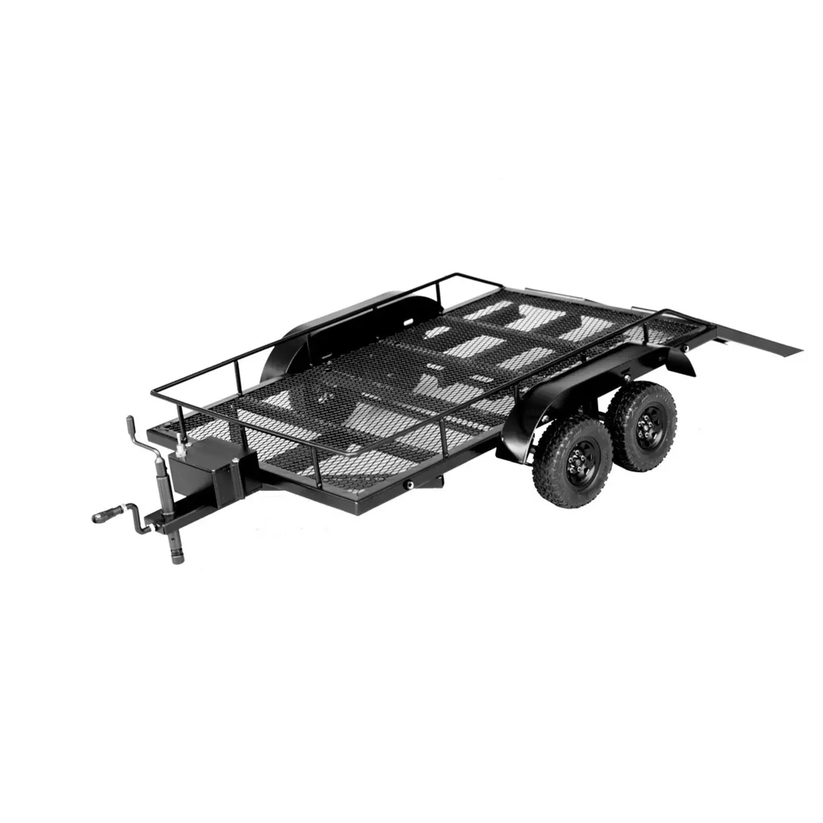Racers Edge Rcepro1500 - 1/10 Scale Full Metal Trailer With Led Lights 1