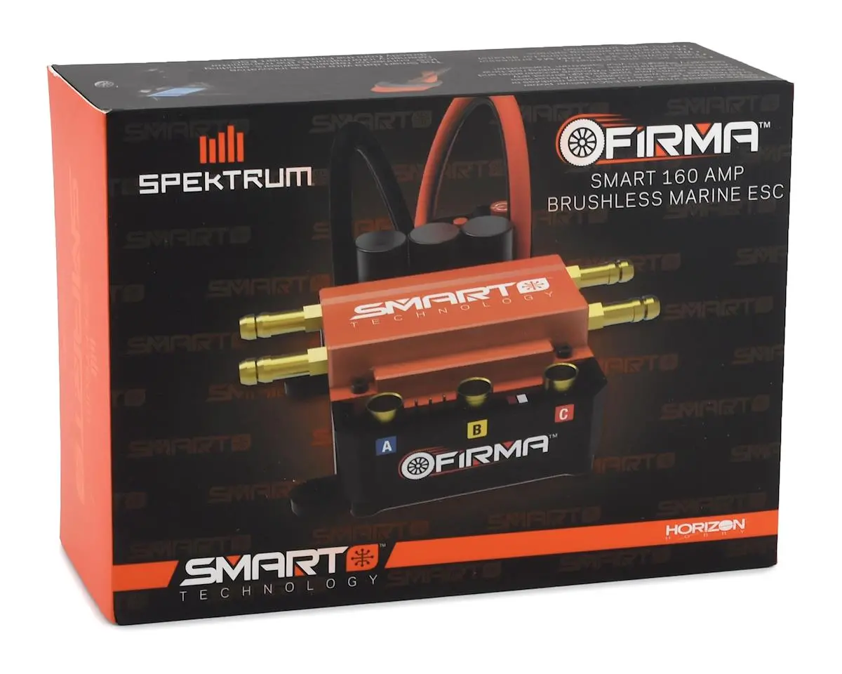Spektrum Rc Firma 160 Amp Brushless Smart Marine Esc 1