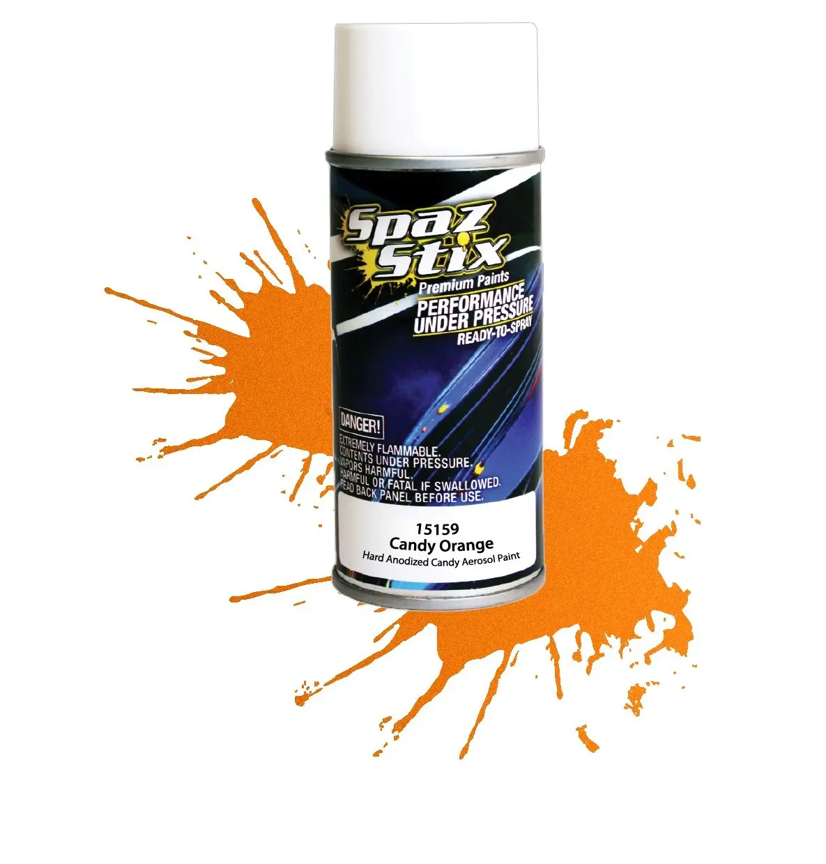 Spaz Stix Candy Orange Aerosol Paint 3.5Oz 1