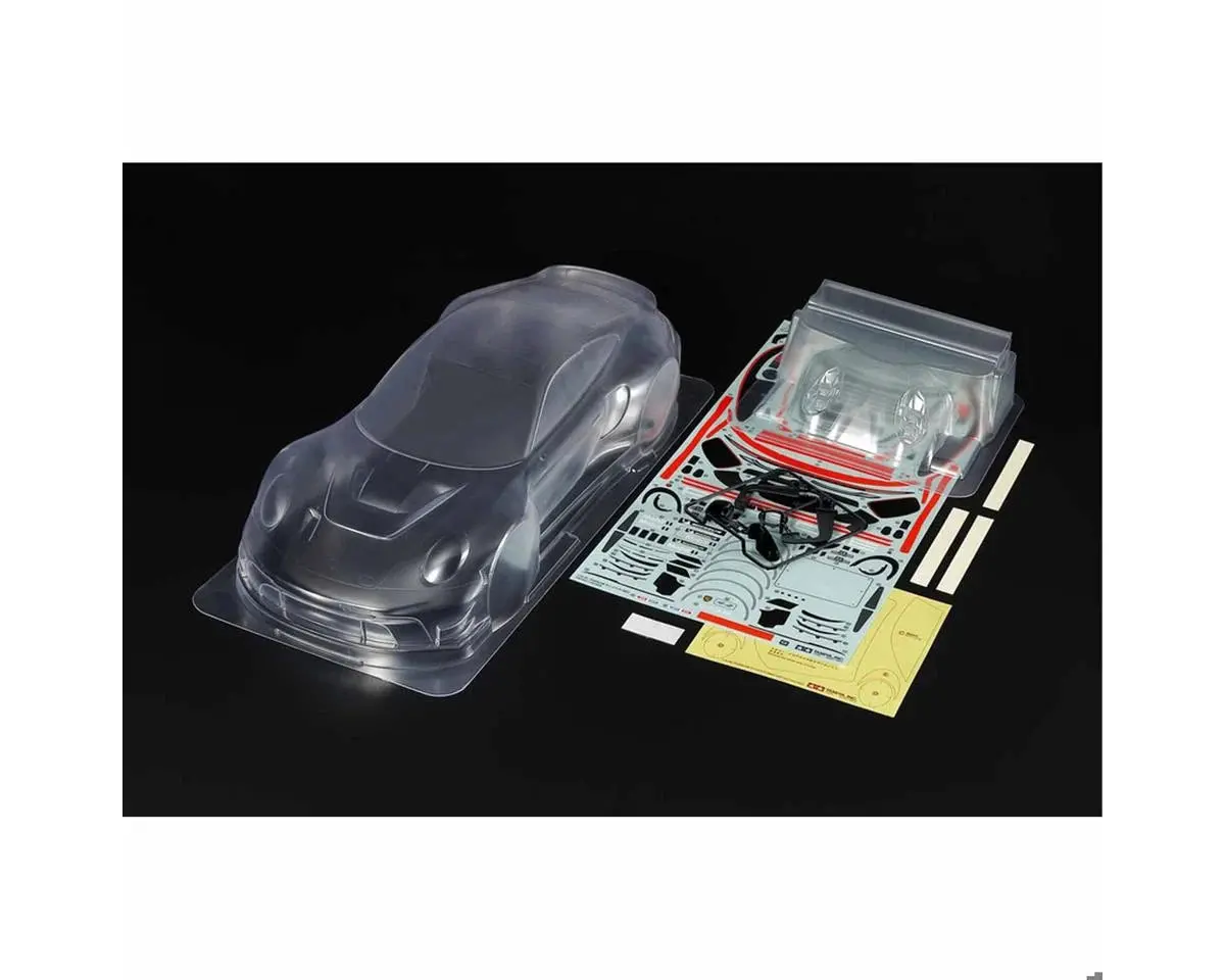 Tamiya Tt-02 1/10 Porsche 911 Gt3 R Touring Car Body Set (Clear) 1