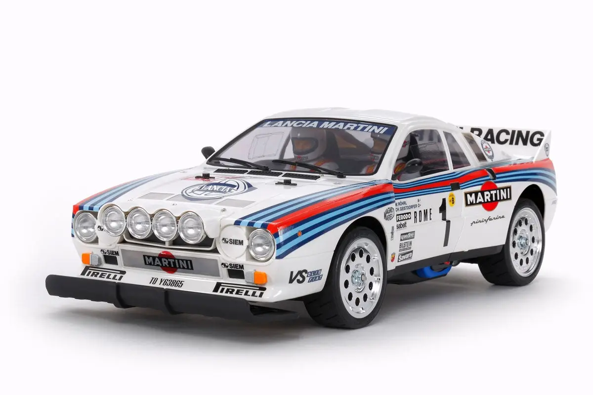Tamiya Lancia 037 1/10 4Wd Electric Rally Car Kit (Ta-02S) 1