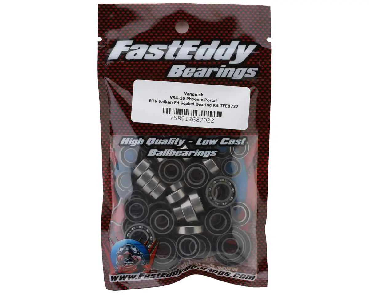 Fasteddy Vanquish Vs4-10 Phoenix Portal Rtr Falken Bearing Kit 1