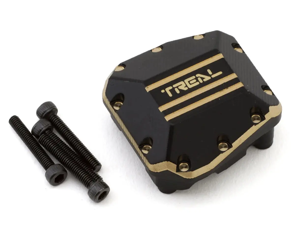 Treal Hobby Axial Scx10 Iii Brass Differential Cover (55G) (Straight Axle) 1