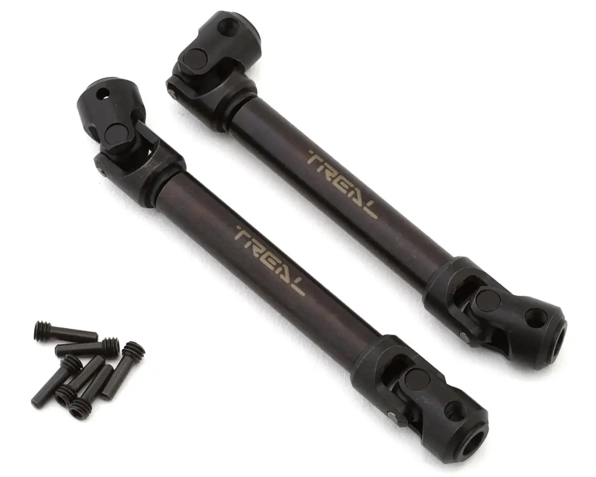 Treal Hobby Axial Scx10 Iii/Capra Hardened Steel Driveshafts (2) (91-125Mm) 1