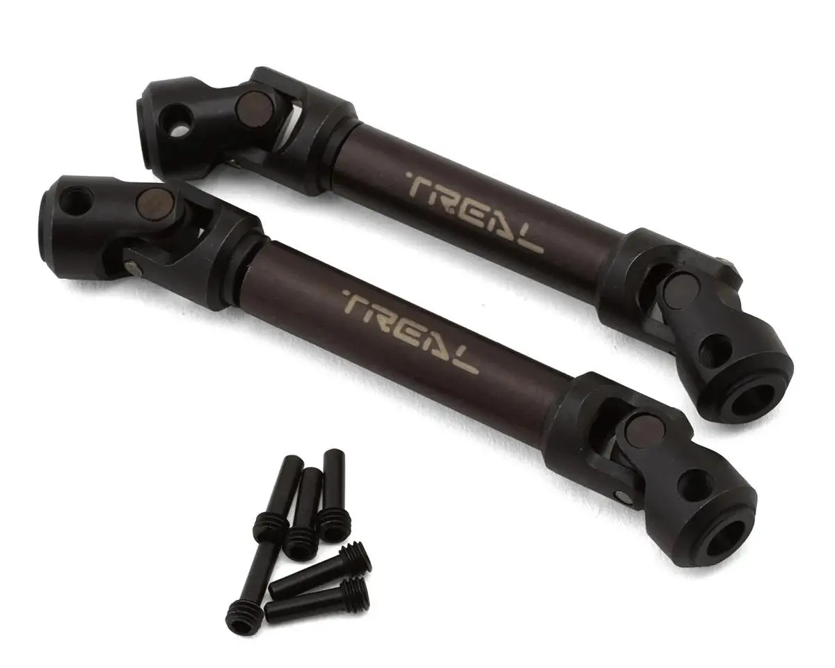 Treal Hobby Axial Scx10 Pro Hardened Steel Driveshafts (2) 1