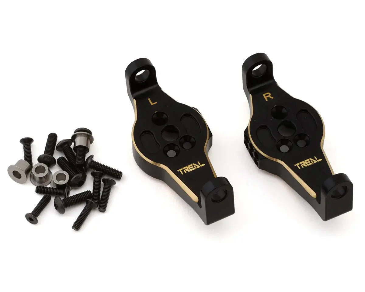 Treal Hobby Brass C-Hub Carriers For Traxxas Trx-4 (Black) (2) (47G) 1