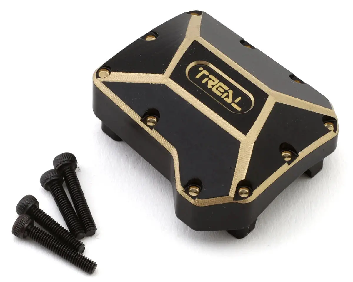 Treal Hobby Brass Differential Cover For Traxxas Trx-4 (Black) (70G) 1