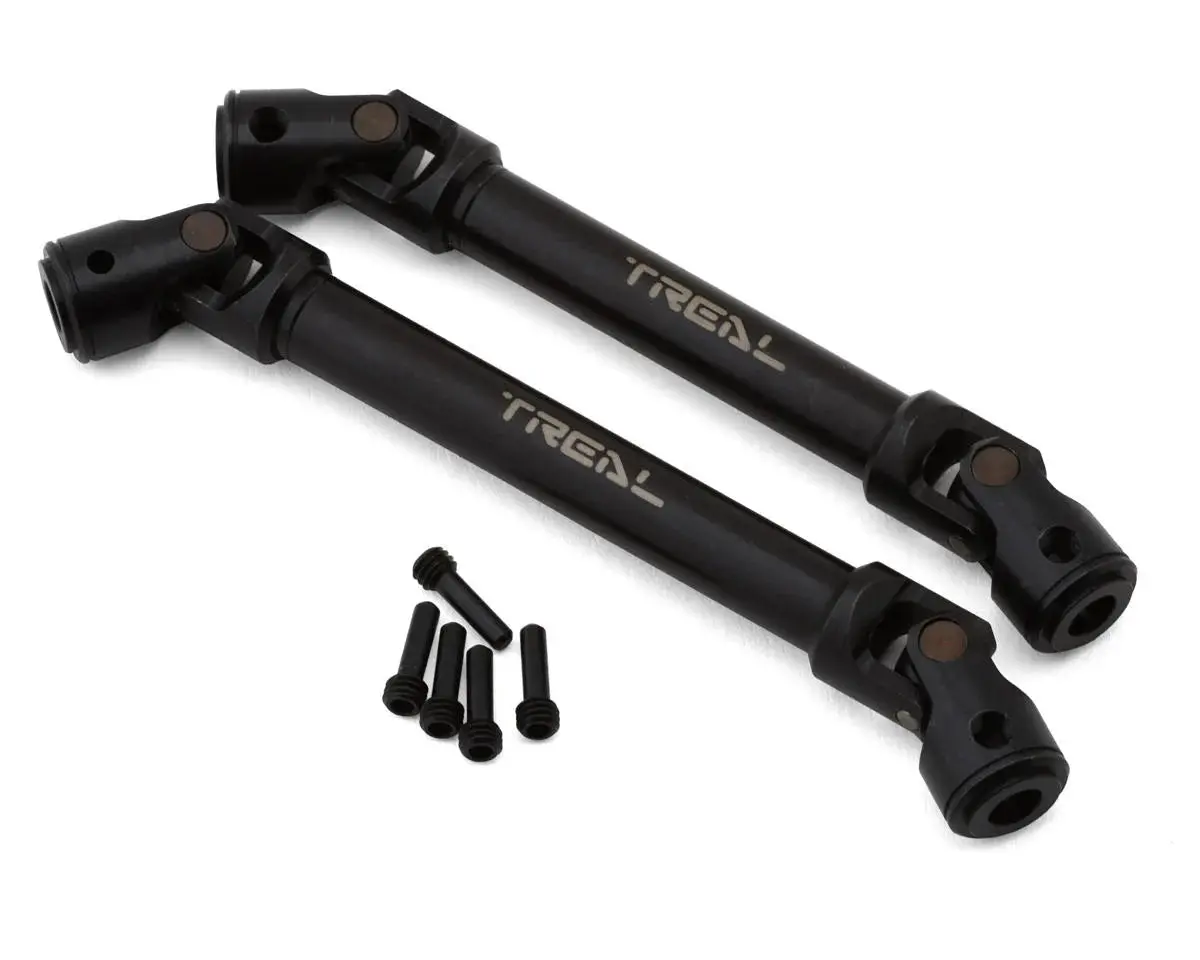 Treal Hobby Heavy Duty Hardened Steel Center Driveshafts For Traxxas® Trx-4® (2) (Front/Rear) 1