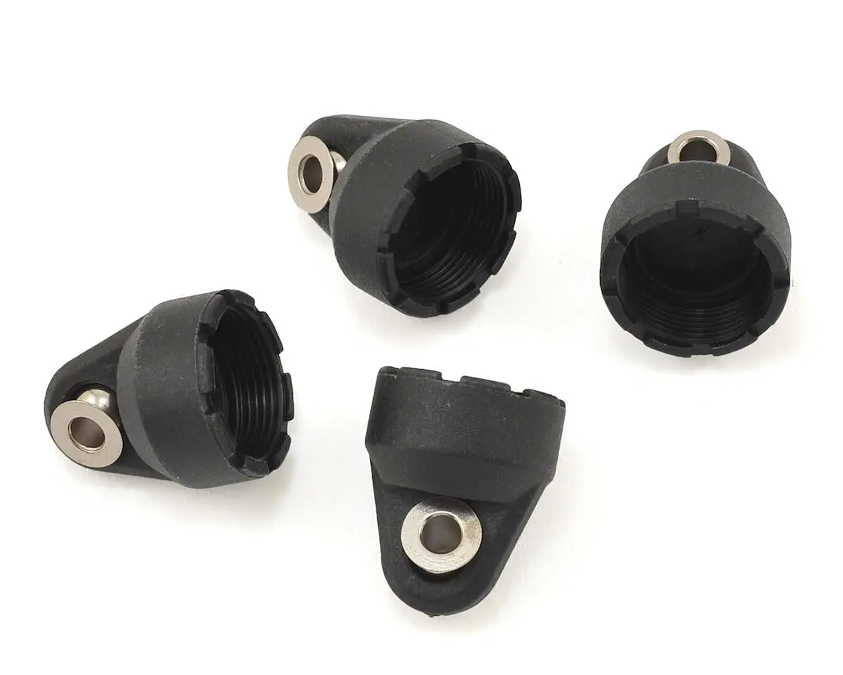 Traxxas 4-Tec 2.0 Shock Caps (Black) (4) 1