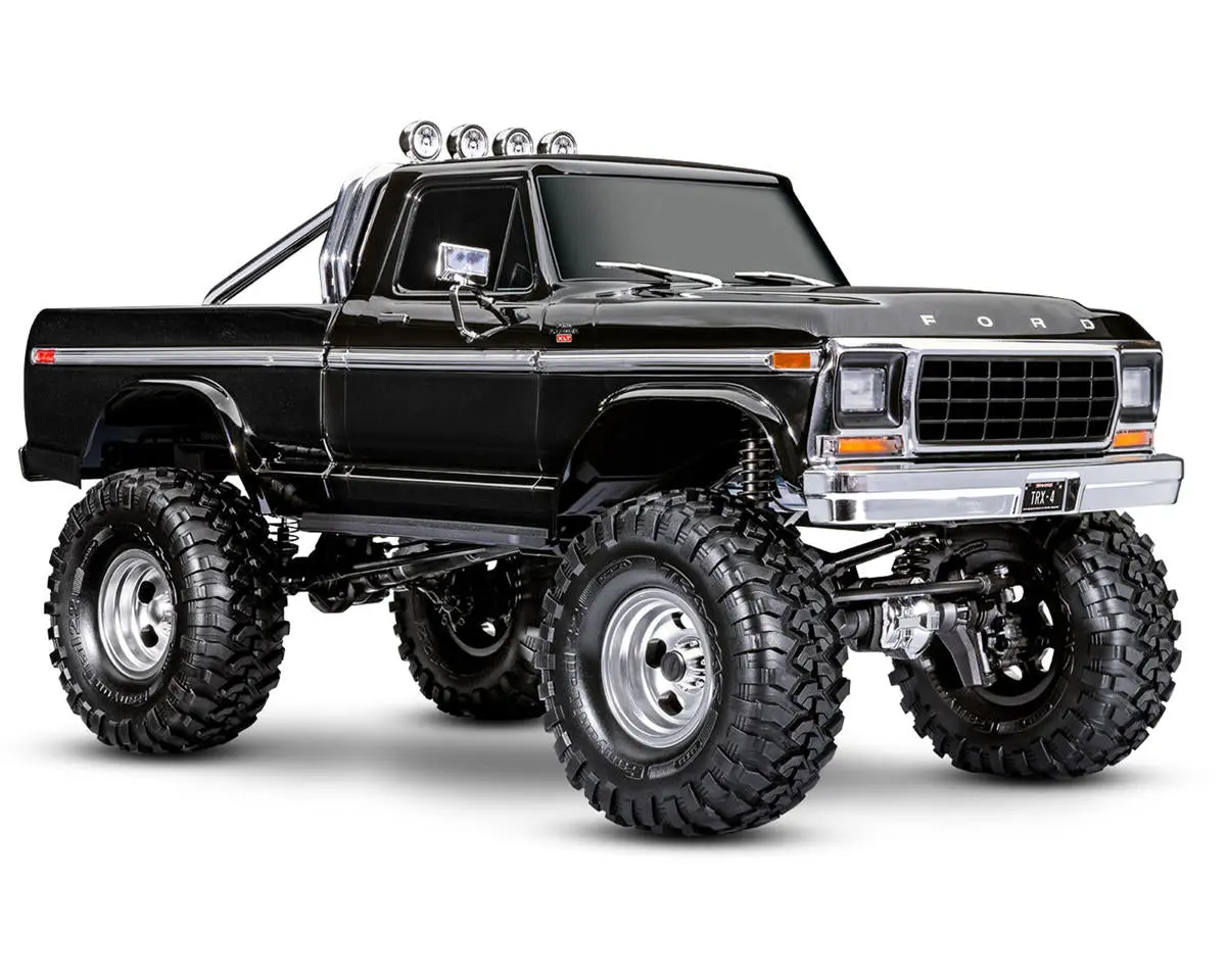Traxxas Trx-4 1/10 High Trail Edition Rc Crawler W/'79 Ford F-150 Ranger Xlt Truck Body (Brown) W/Tqi 2.4Ghz Radio 1