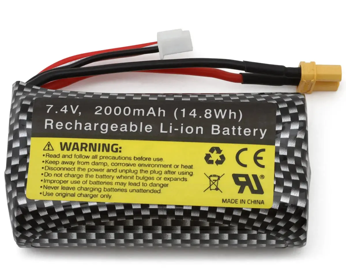 Udi Rc Inkfish 2S Li-Ion Battery W/Xt30 Connector (7.4V/2000Mah) 1