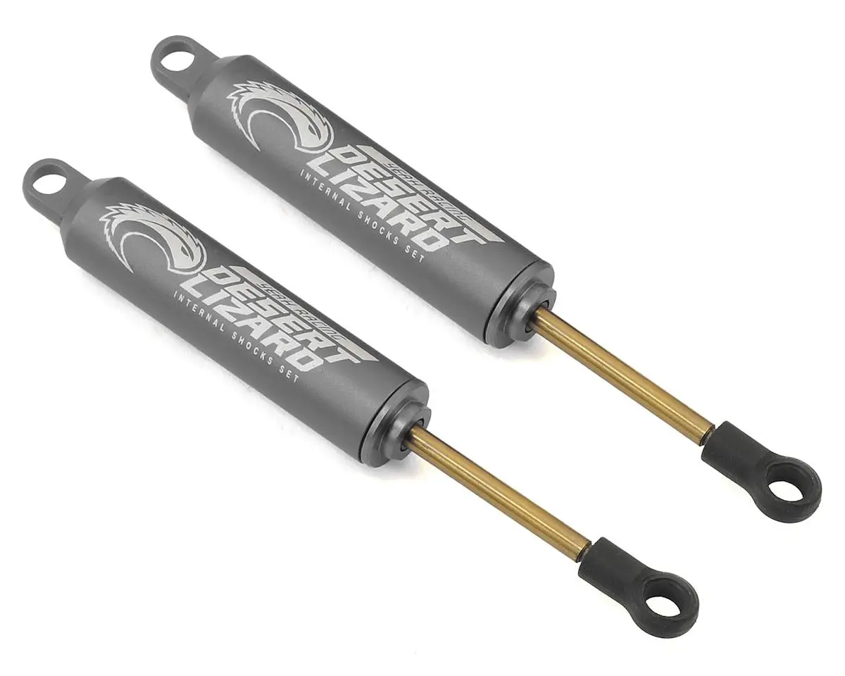 Yeah Racing 100Mm Desert Lizard Two Stage Internal Spring Shock (2) (Gun Metal) 1