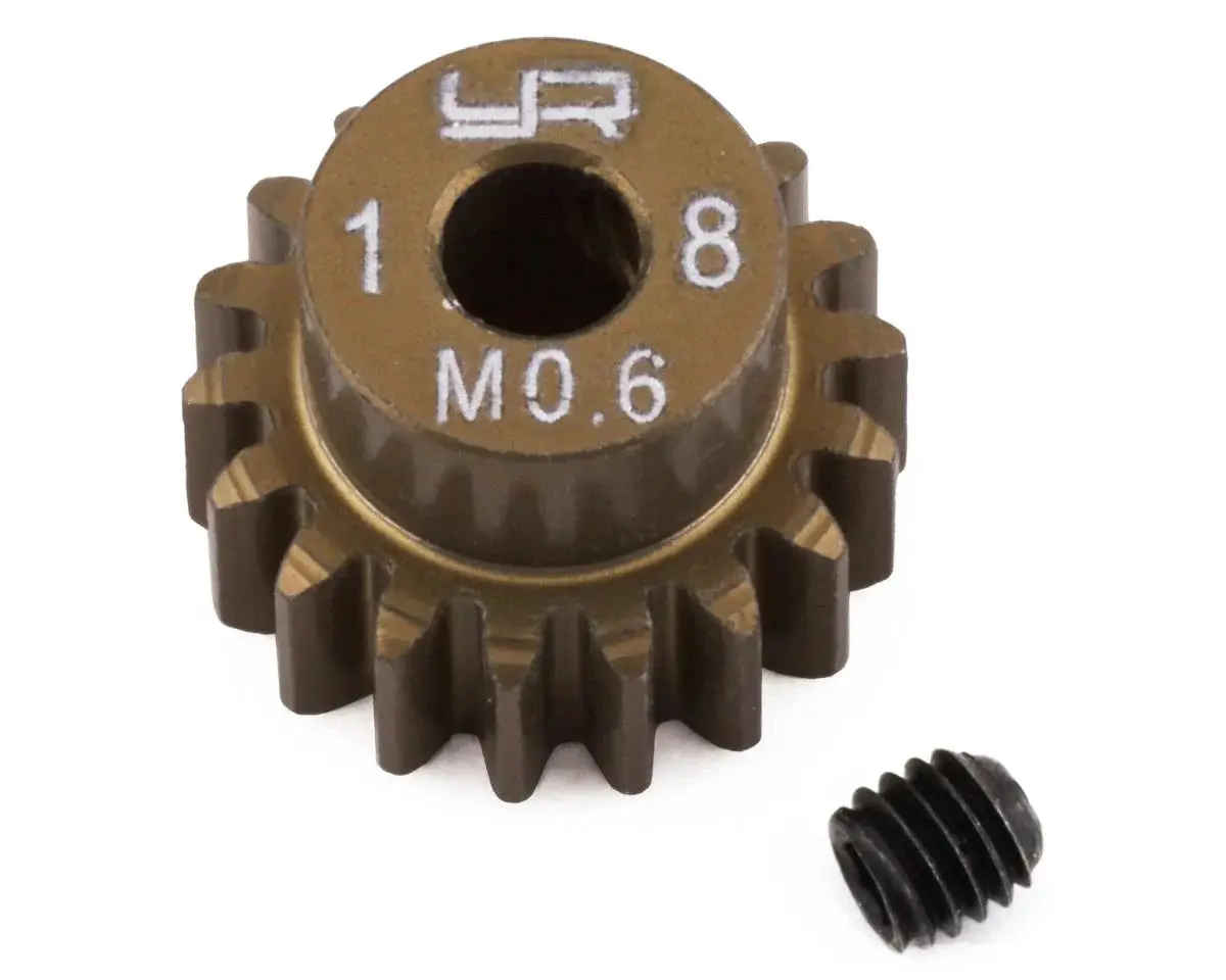Yeah Racing Mod 0.6 Hard Coated Aluminum Pinion Gear (25T) 3