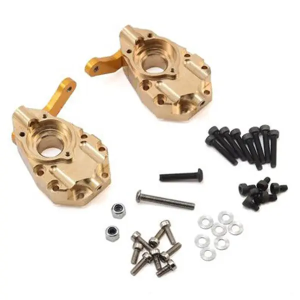Yeah Racing Traxxas Trx-4 Brass Front Steering Knuckle (2) 1