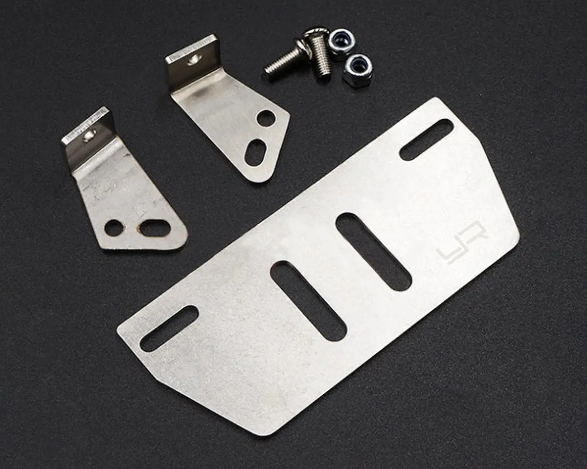 Yeah Racing Traxxas Trx-4 Stainless Steel Front & Rear Skid Plate 1