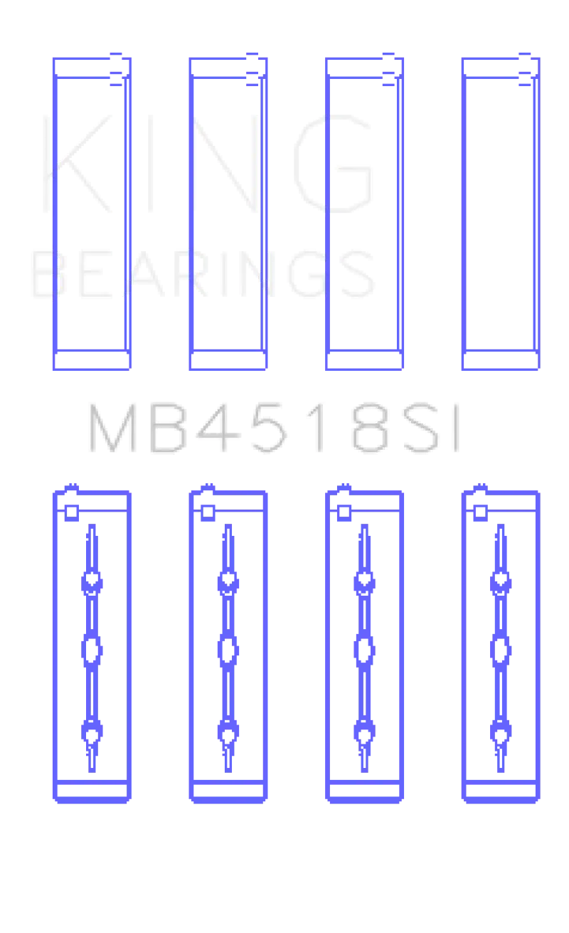 King 11-20 Chrysler 300 / Dodge Grand Caravan (Size Std) Main Bearing Set 1