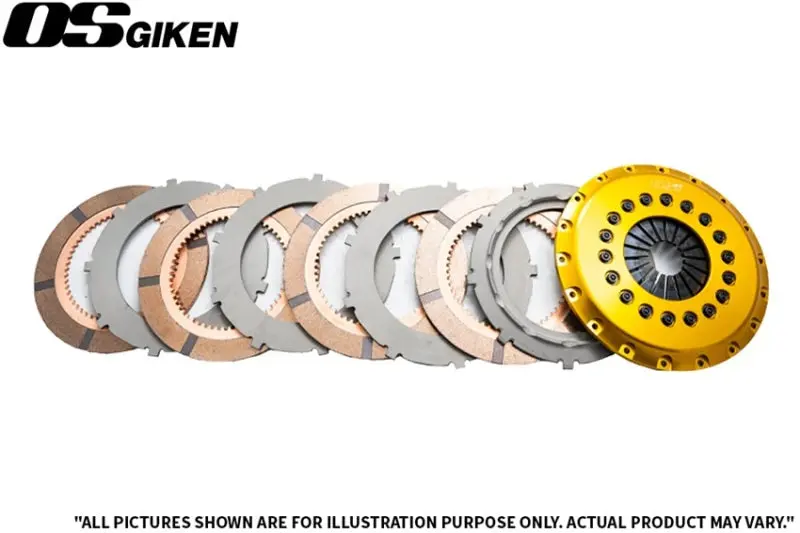 Os Giken Quad-Plate Clutch With Floating Center Hub For 1993–1998 Toyota Supra Jza80 1