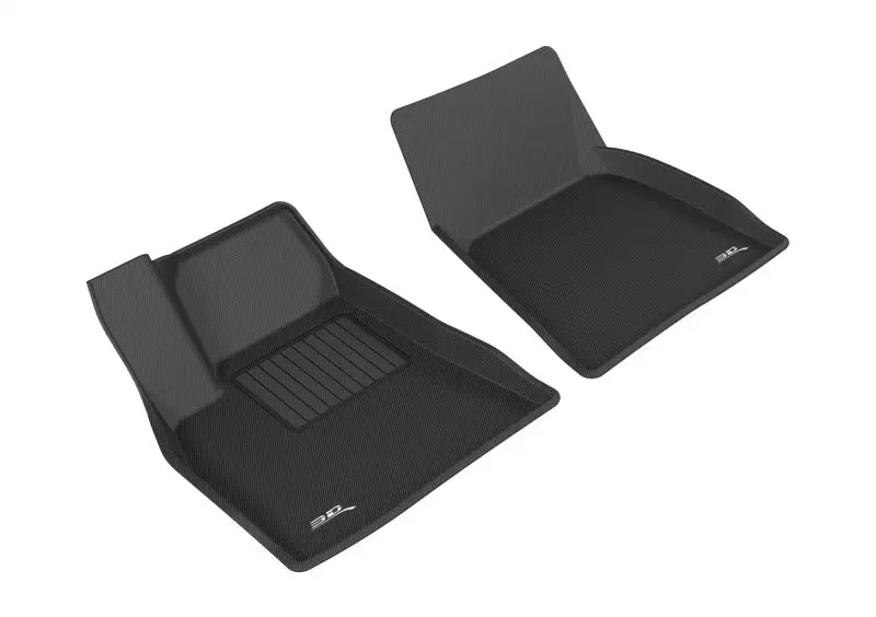 3D Maxpider Kagu-Style First-Row Floor Mat For 2012–2014 Tesla Model S – Black 1