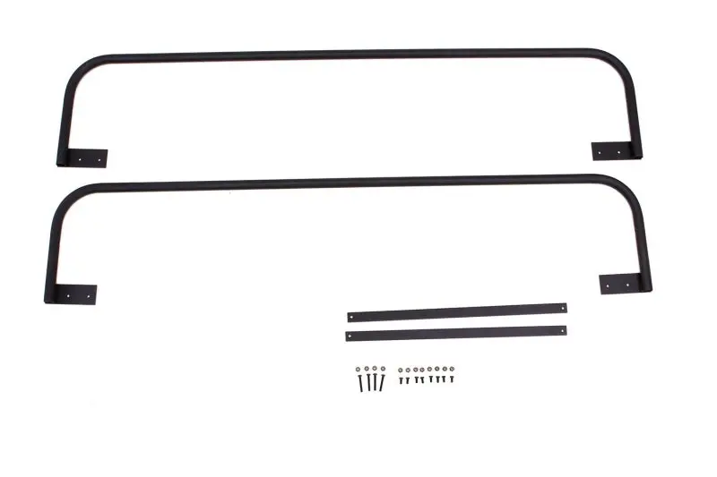 Lund Universal Steel Sidebar Mounting Bracket – 20X60 Inch Non-Folding Carrier, Black Powder-Coated 1