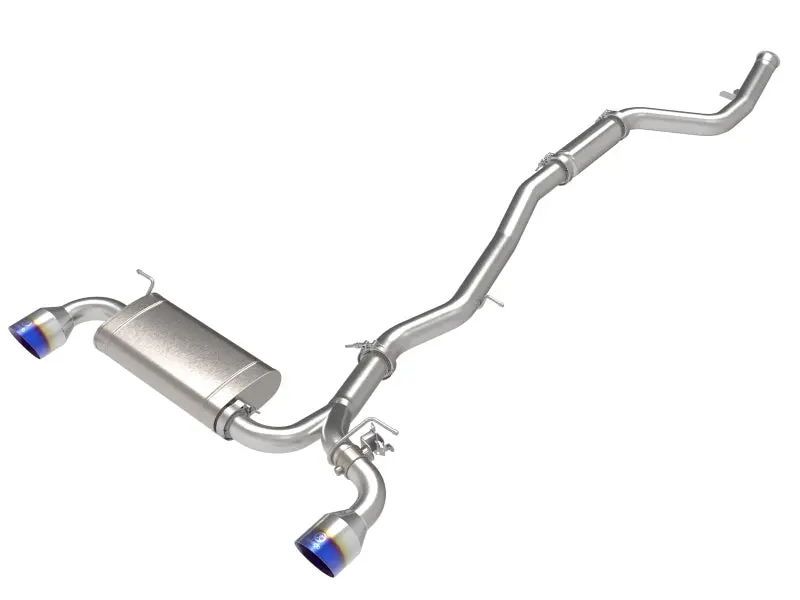 Afe Power Takeda Exhaust System – 3-Inch Mandrel-Bent Stainless Steel, Blue Tips, Fits 2021 Toyota Supra 2.0L Turbo 1