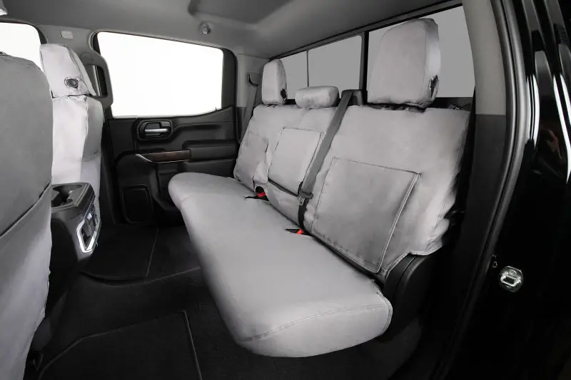 Covercraft Seatsaver Second Row Seat Covers For 2006–2013 Honda Ridgeline – Grey Polycotton Custom Fit 1