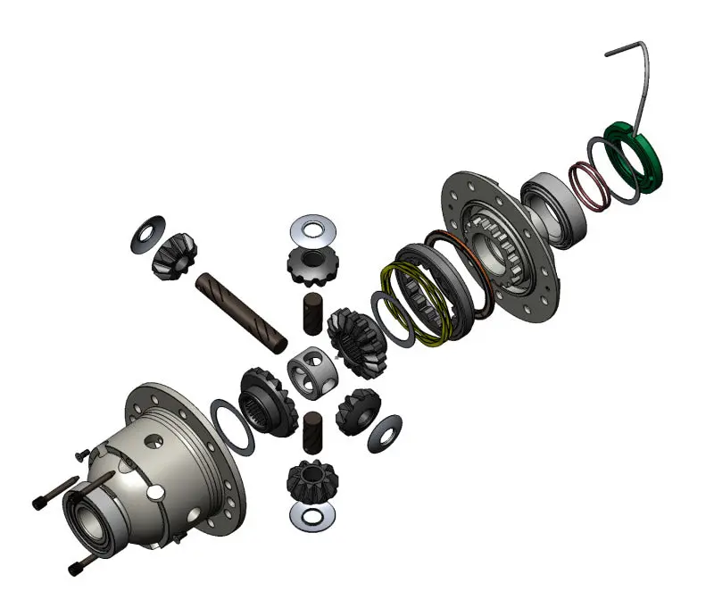 Arb Air Locker Differential Assembly – Toyota 8.9" Rear Axle, 32-Spline, Standard Rotation 1