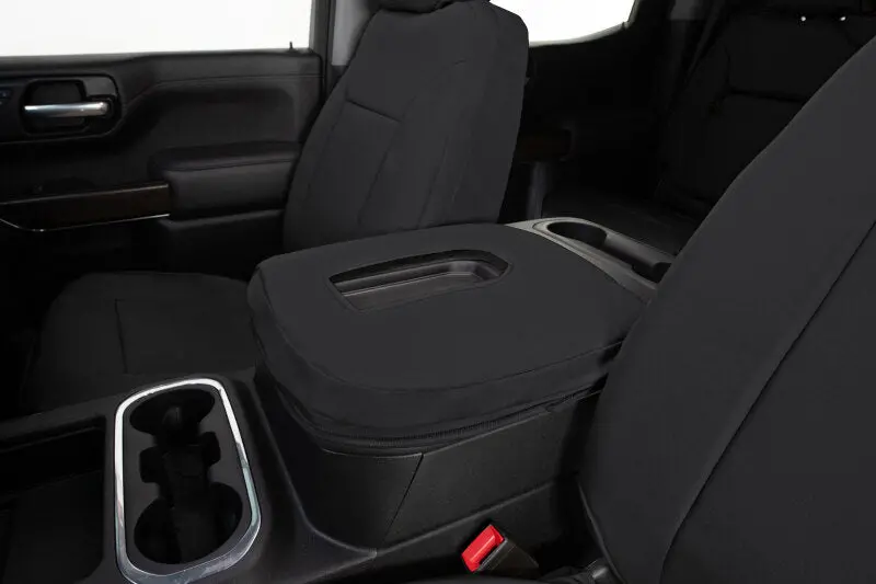 Covercraft Endura Precisionfit Seat Covers – Front Row, 2017–2024 Nissan Armada (Black/Black) 1