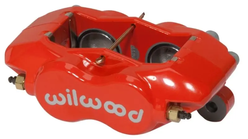 Wilwood Caliper-Forged Dynalitei W/Dust Seal-Red 1.38In Pistons .81In Disc 1