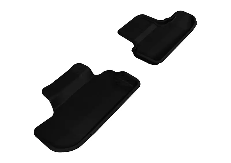 3D Maxpider Kagu-Style Rear Floor Mats For 2008–2010 Dodge Challenger – Black All-Weather Protection 1